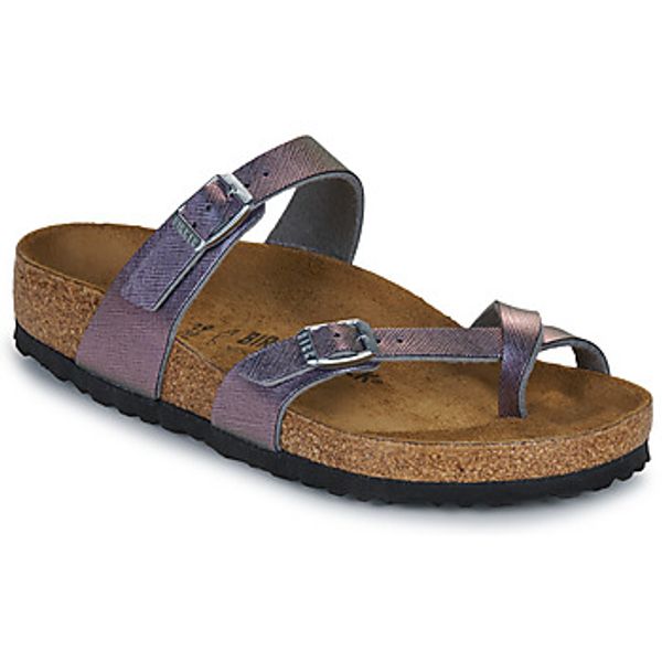 BIRKENSTOCK BIRKENSTOCK  Natikače Mayari BF Saffiano Iridescent Viola  BIRKENSTOCK
