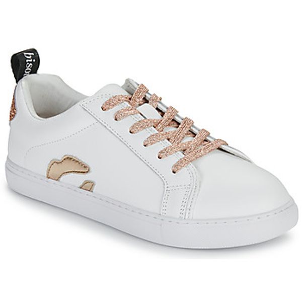 Bons baisers de Paname Bons baisers de Paname  Niske tenisice BETTYS METALIC ROSE GOLD LACE  Bons baisers de Paname