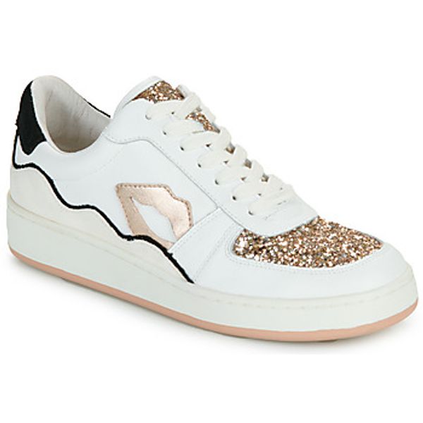 Bons baisers de Paname Bons baisers de Paname  Niske tenisice LOULOU BLANC ROSE GOLD GLITTER  Bons baisers de Paname
