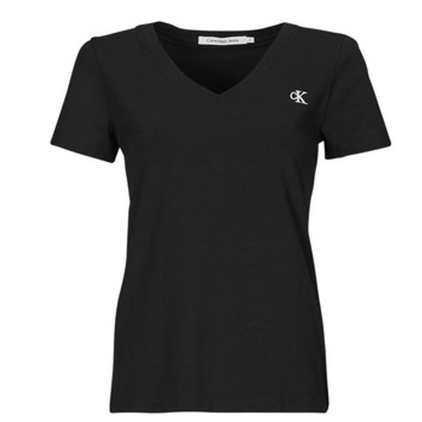 Calvin Klein Jeans Calvin Klein Jeans  Majice kratkih rukava CK EMBROIDERY STRETCH V-NECK  Calvin Klein Jeans