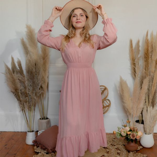 Céleste Céleste  Duge haljine COLOMBE  Céleste