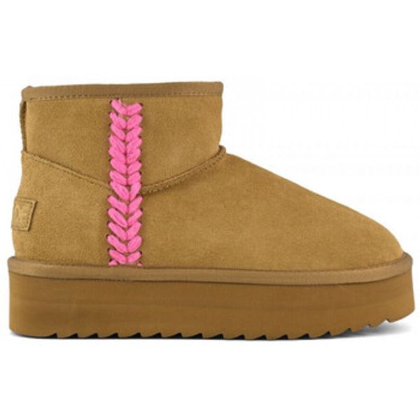 Colors of California Colors of California  Gležnjače Platform boot spike stitching  Colors of California