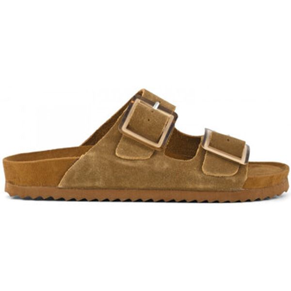 Colors of California Colors of California  Sandale i polusandale Cow suede bio with two buckles  Colors of California