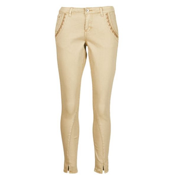 Cream Cream  Hlače s pet džepova HOLLY TWILL PANT  Cream