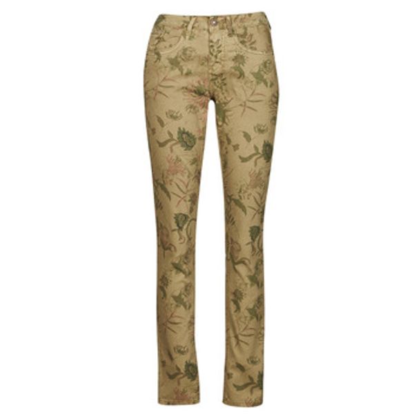 Cream Cream  Hlače s pet džepova LOTTE PRINTED  Cream