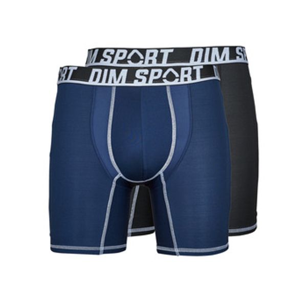 DIM DIM  Bokserice DIM SPORT BOXER LONG MICROFIBRE PACK X2  DIM