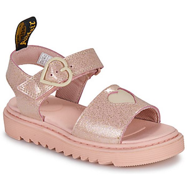 Dr. Martens Dr. Martens  Sandale i polusandale Marlowe Hearts J Powder Pink+Cloud Cream  Dr. Martens