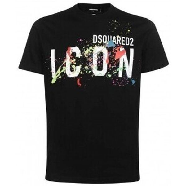 Dsquared Dsquared  Sportske majice T-Shirt Icon Homme noir  Dsquared