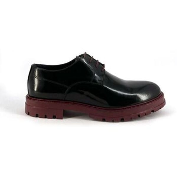 Duca Di Morrone Duca Di Morrone  Niske cipele Italo - Leather Black/Burgundy  Duca Di Morrone