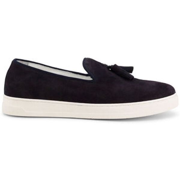 Duca Di Morrone Duca Di Morrone  Slip-on cipele Diego - Suede Dark Blue  Duca Di Morrone