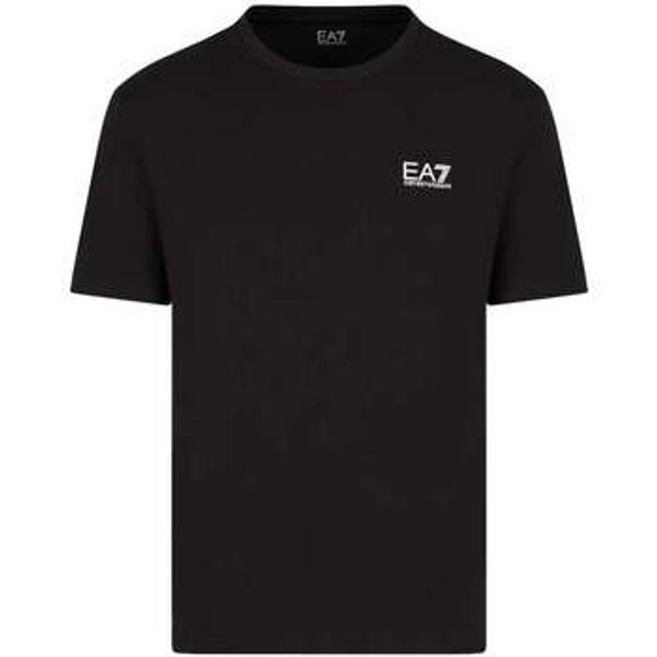 Ea7 Emporio Armani Ea7 Emporio Armani  Majice / Polo majice Pima Cotton Identity T-Shirt Black  Ea7 Emporio Armani