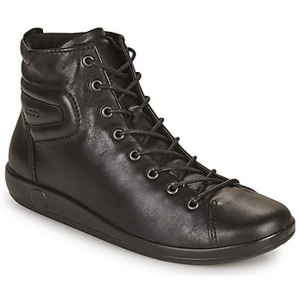 Ecco Ecco  Visoke tenisice Soft 2.0 Black Feather with Black Sole  Ecco