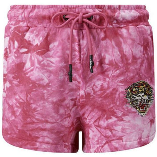 Ed Hardy Ed Hardy  Bermude i kratke hlače Los tigre runner short hot pink  Ed Hardy