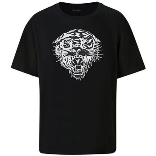 Ed Hardy Ed Hardy  Majice kratkih rukava Tiger-glow t-shirt black  Ed Hardy