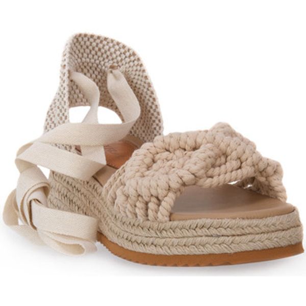 Frau Frau  Sandale i polusandale FANCY MACRAME NATURAL  Frau