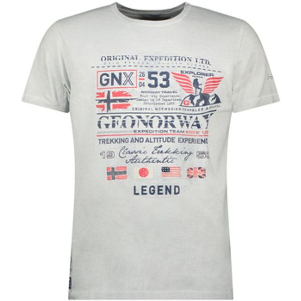 Geo Norway Geo Norway  Majice kratkih rukava SW1562HGNO-LIGHT GREY  Geo Norway