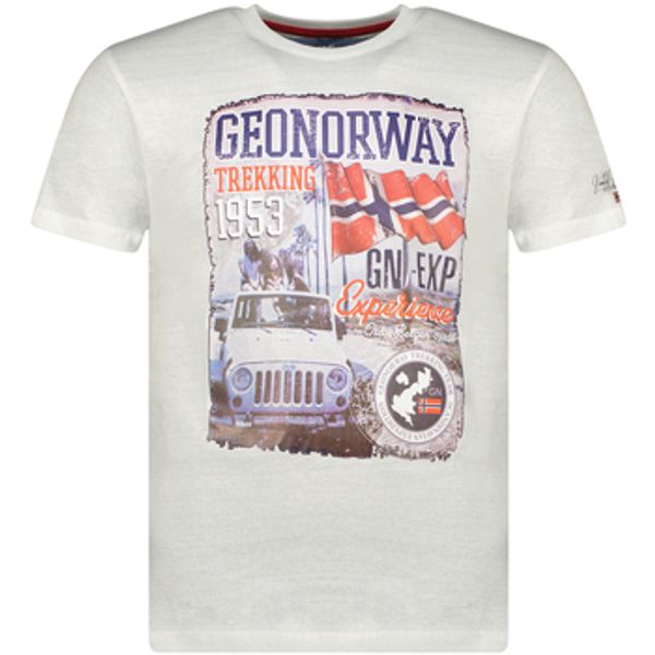 Geo Norway Geo Norway  Majice kratkih rukava SW1959HGNO-WHITE  Geo Norway