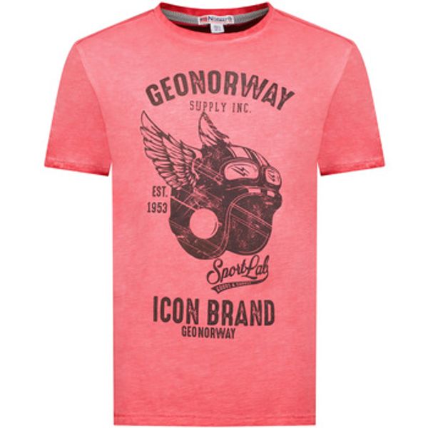 Geo Norway Geo Norway  Majice kratkih rukava SY1360HGN-Red  Geo Norway