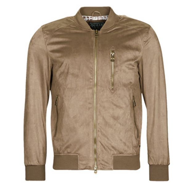 Guess Guess  Kožne i sintetičke jakne FAUX SUEDE HOODED BOMBER  Guess