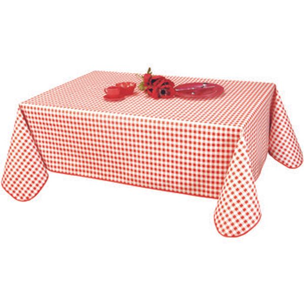 Habitable Habitable  Stolnjaci VICHY - ROUGE - 140X250 CM  Habitable