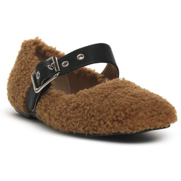 Hadel Hadel  Balerinke i Mary Jane cipele PELLICCIA CAMEL  Hadel