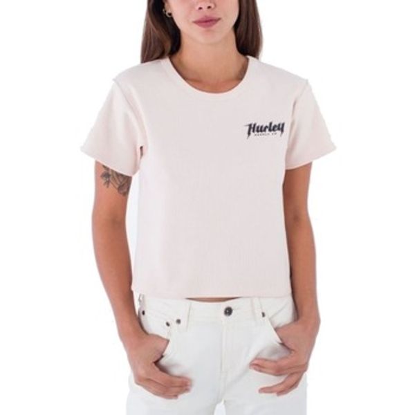 Hurley Hurley  Majice / Polo majice TOMGIRL BABY RIB TEE  Hurley