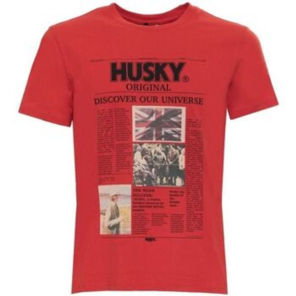Husky Husky  Majice kratkih rukava hs23beutc35co196-tyler-c390-f46 red  Husky