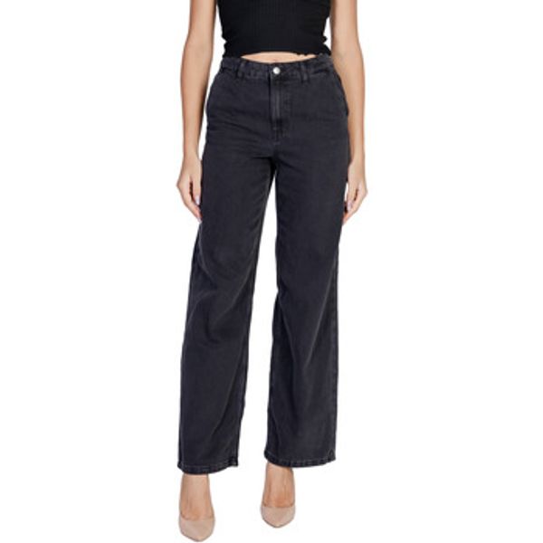 Jacqueline De Yong Jacqueline De Yong  Traperice ravnog kroja Jdysansa Hw Straight Blk Dnm 15327172  Jacqueline De Yong