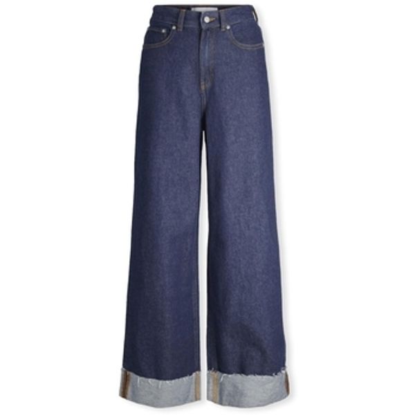 Jjxx Jjxx  Traperice ravnog kroja Noos Tokyo Wide Trousers - Dark Blue Denim  Jjxx