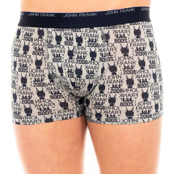 John Frank John Frank  Bokserice JFB108-DOG-GREY  John Frank