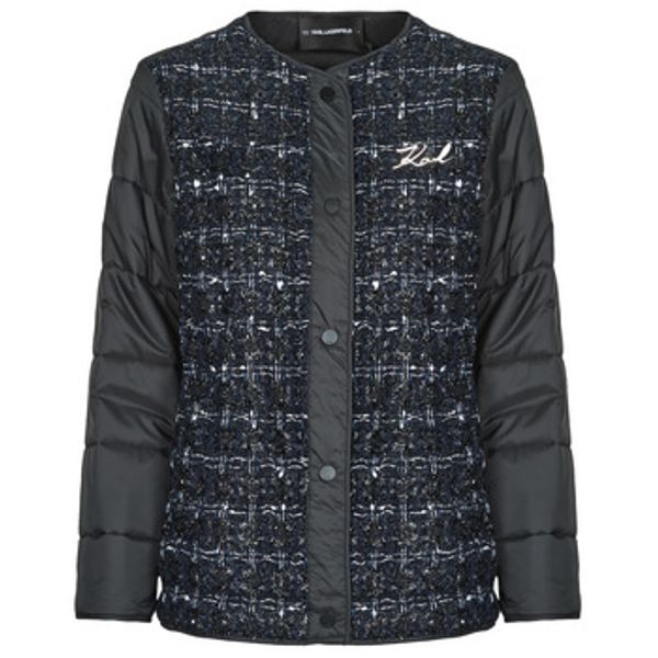 Karl Lagerfeld Karl Lagerfeld  Pernate jakne BOUCLE SHORT PADDED JACKET  Karl Lagerfeld