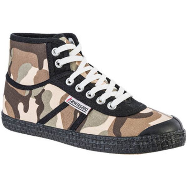 Kawasaki Kawasaki  Modne tenisice Camo Canvas Boot K202418 8885 Various Brown  Kawasaki