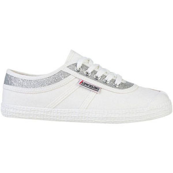 Kawasaki Kawasaki  Modne tenisice Glitter Canvas Shoe K194522 8889 Silver  Kawasaki