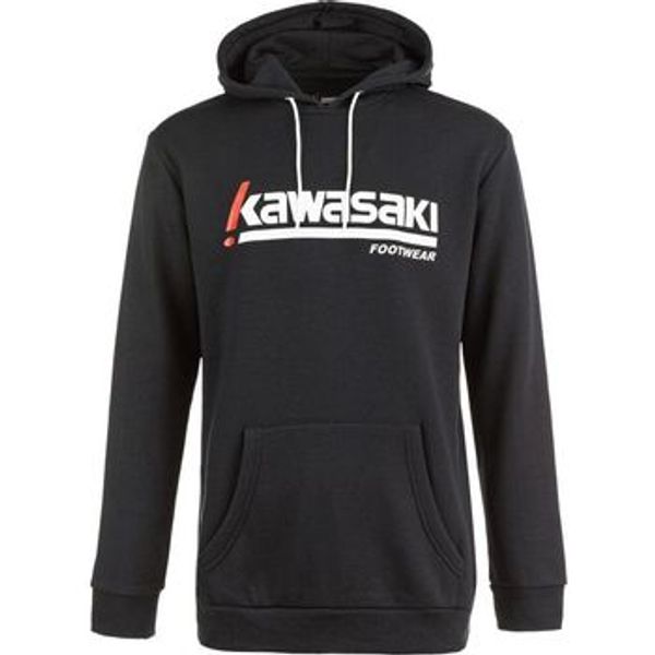 Kawasaki Kawasaki  Sportske majice Killa Unisex Hooded Sweatshirt K202153 1001 Black  Kawasaki