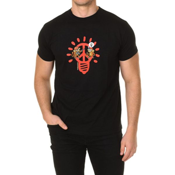 Kukuxumusu Kukuxumusu  Majice kratkih rukava PEACE-BULB-BLACK  Kukuxumusu