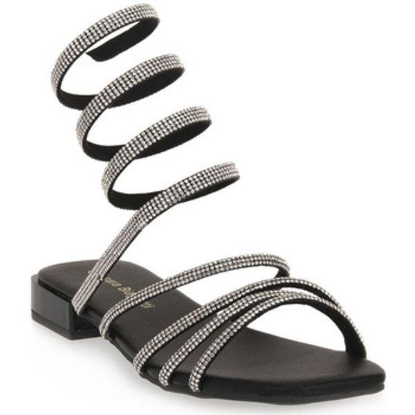 Laura Biagiotti Laura Biagiotti  Sandale i polusandale LINEN BLACK  Laura Biagiotti
