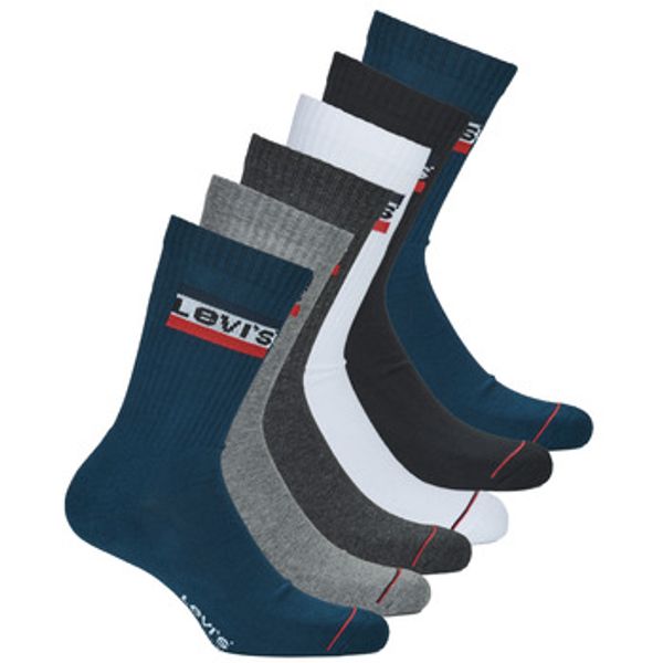 Levis Levis  Sportske čarape REGULAR CUT SPORT LOGO X6  Levis