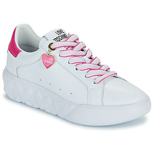 Love Moschino Love Moschino  Niske tenisice FUXIA HEART+GOLD  Love Moschino