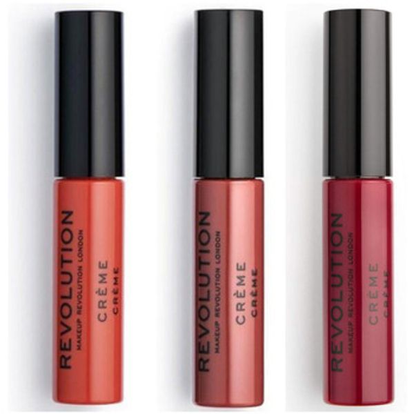Makeup Revolution Makeup Revolution  Ruževi za usne Cream Lipstick Set - 107 RBF / 124 Gone Rogue / 147 Vam  Makeup Revolution