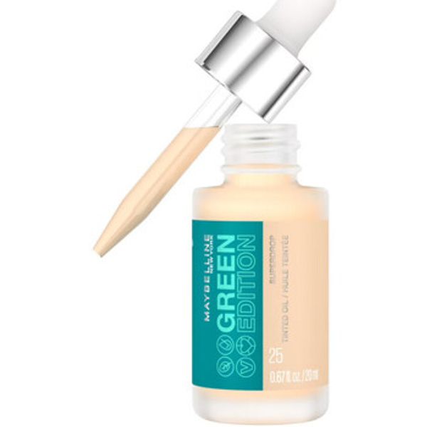 Maybelline New York Maybelline New York  BB i CC kreme Tinted Face Oil Green Edition - Teinte 25  Maybelline New York