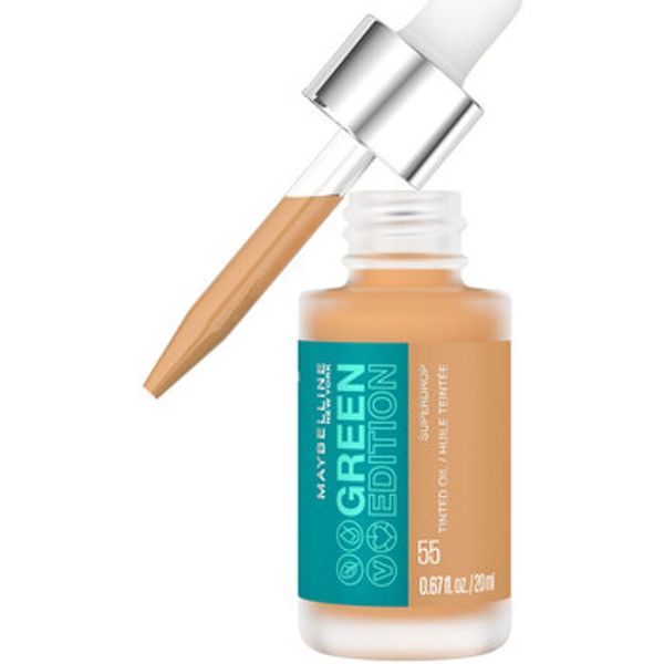 Maybelline New York Maybelline New York  BB i CC kreme Tinted Face Oil Green Edition - Teinte 55  Maybelline New York