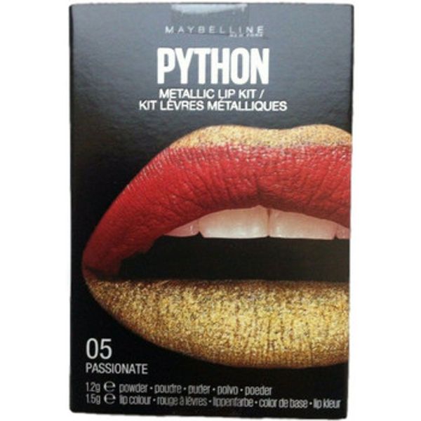 Maybelline New York Maybelline New York  Palete sjenila za oči Python Metallic Lipstick Kit - 05 Rouge Or Passionné  Maybelline New York