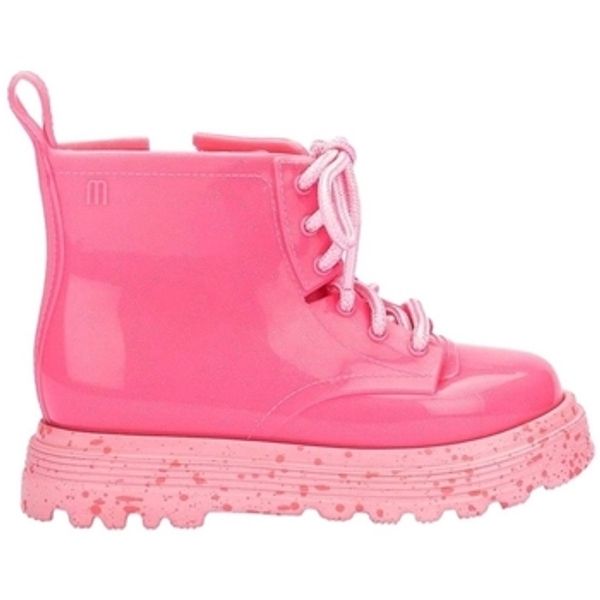 Melissa Melissa  Čizme MINI  Coturno Baby Boots - Glitter Pink  Melissa