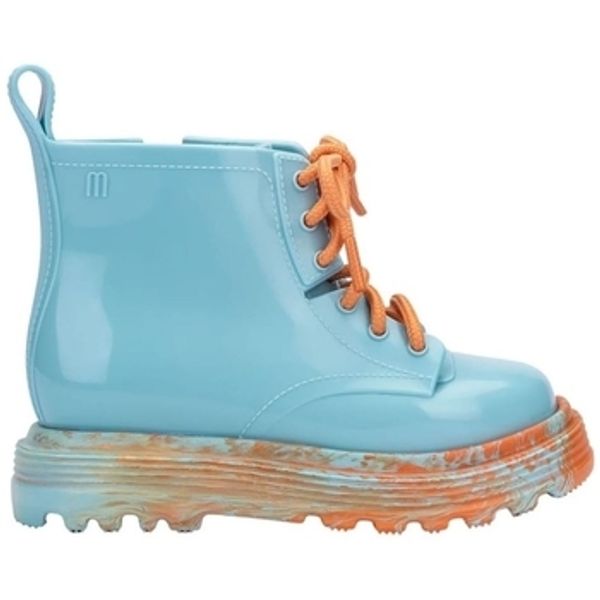 Melissa Melissa  Čizme MINI  Coturno Baby Boots - Orange/Blue  Melissa