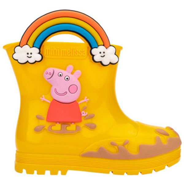 Melissa Melissa  Čizme MINI  Welly + Peppa Pig Baby Boots - Yellow/Beige  Melissa