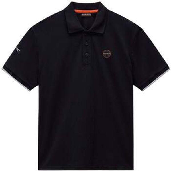 Napapijri Napapijri  Majice / Polo majice E Badge Polo Shirt Black  Napapijri