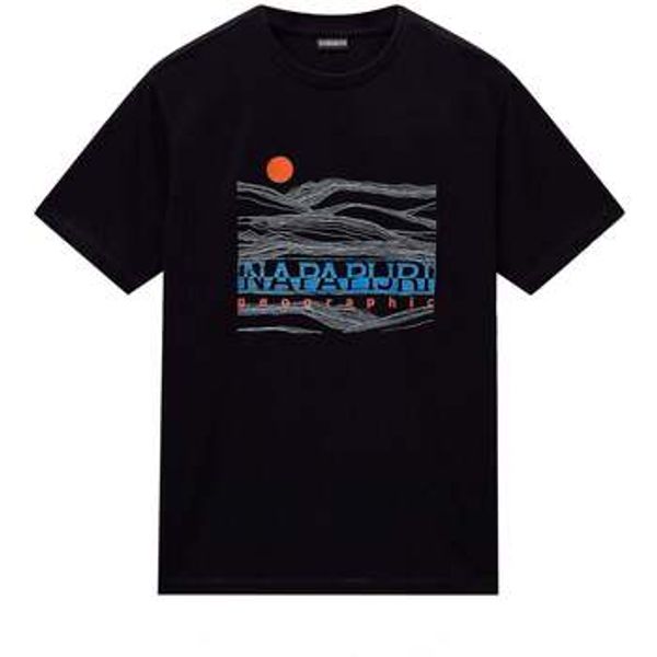 Napapijri Napapijri  Majice / Polo majice S Buti T-Shirt Black  Napapijri