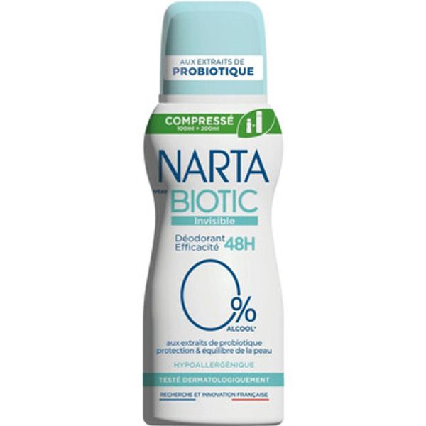 Narta Narta  Dezodoransi Biotic Deodorant 0% Alcohol Invisible - Hypoallergenic  Narta