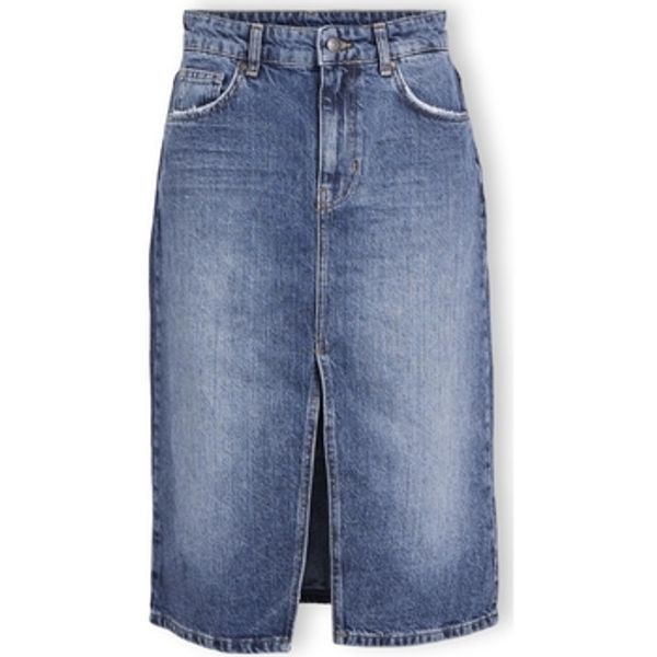 Object Object  Suknje Noos Harlow Midi Skirt - Medium Blue Denim  Object