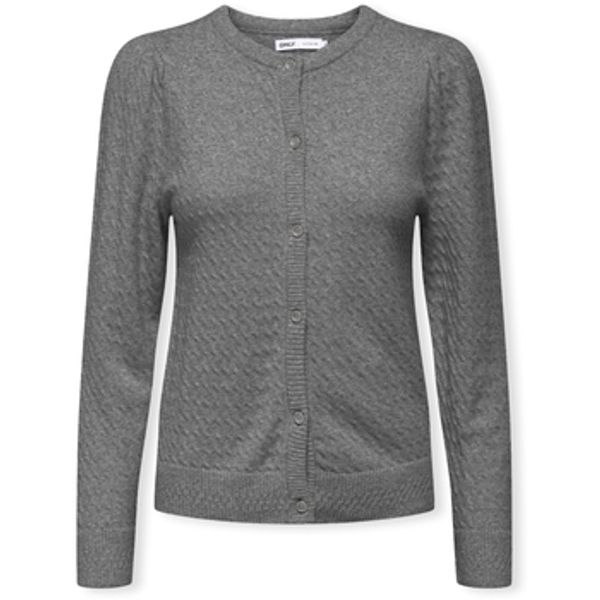 Only Only  Puloveri Katia Life Knit - Medium Grey Melange  Only